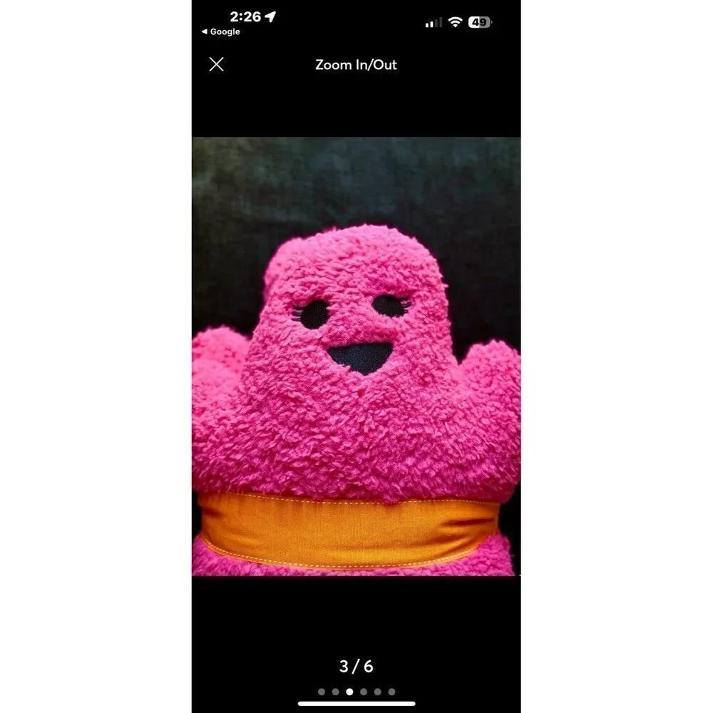 BNWT Novogratz 2 Pink Ghost Pillows One Boy & One TikTok Viral Halloween
